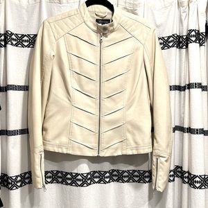 Baccini faux leather jacket